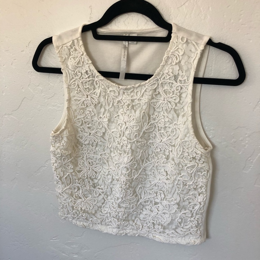 Embroidered Crop Top